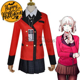 【In Stock】Anime Kakegurui Cosplay Momobami Kirari Costume Plus Size Costumes